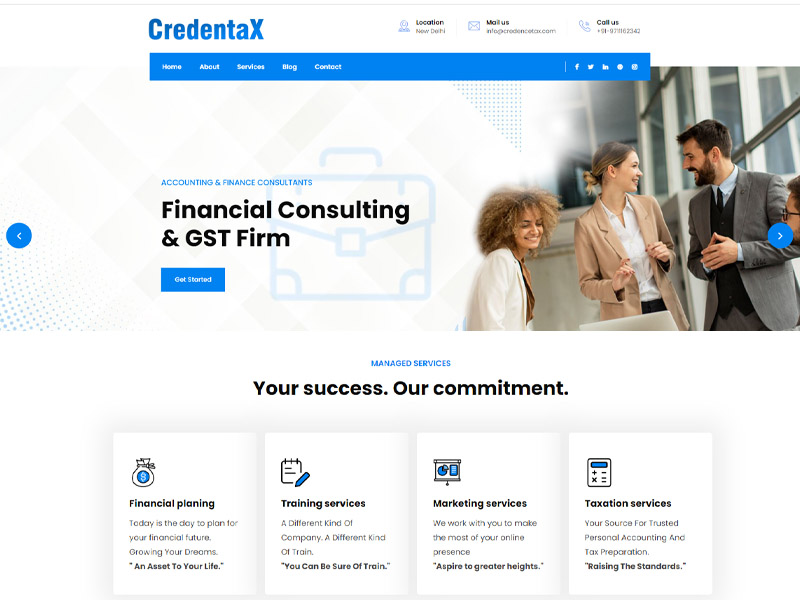 Credentax - Financial Consulting & GST Firm